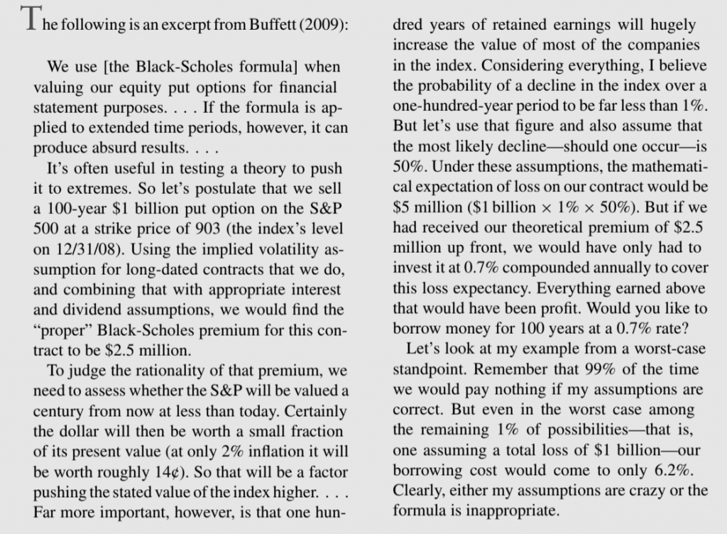 Warren Buffett Options