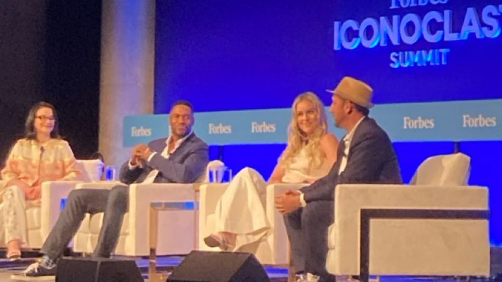 Forbes Iconoclast Summit - Sonia Gardner, Michael Strahan, Lindsey Vonn Business of Sports