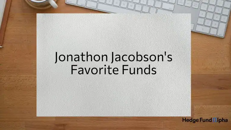 Jonathon Jacobson Invested Over $400 Million Into These Funds