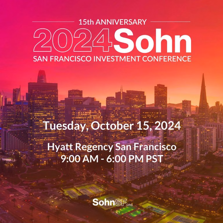 2026 Sohn San Francisco Sohn San Francisco