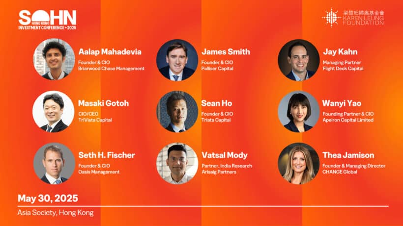 2025 Sohn Hong Kong Conference: Apeiron, Briarwood, Convex, Palliser, Oasis And Much More 1 2025 Sohn Hong Kong Conference Main Stage Speakers