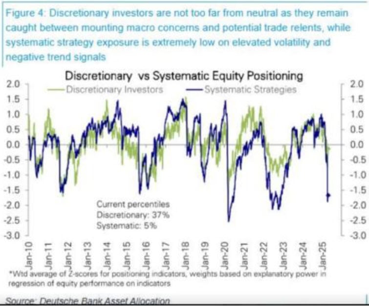 TMR Capital Q1 2025 Commentary 5 Discretionary investors are not too far from neutral
