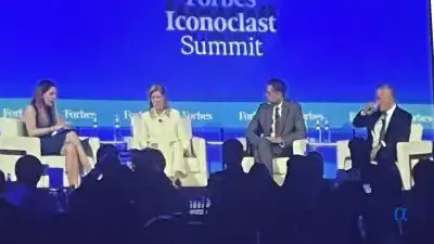 2025 Forbes Iconoclast Summit Mary Callahan Erdoes, Eric Wilmes and Alex Clavel