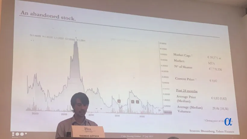 An abandoned stock