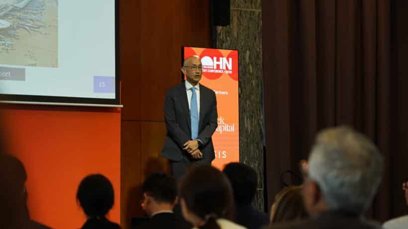 Jonathan Shih presenting Kandenko investment thesis at Sohn Hong Kong 2026 conference