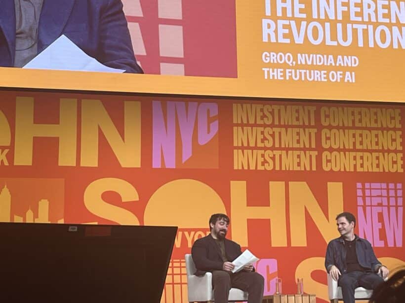 Jonathan Ross (Nvidia/Groq) and John Yetimoglu (Infinitum) discuss The Inference Revolution at Sohn New York 2026