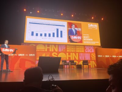 Scott Goodwin (Diameter Capital Partners) opens his pitch at Sohn New York 2026