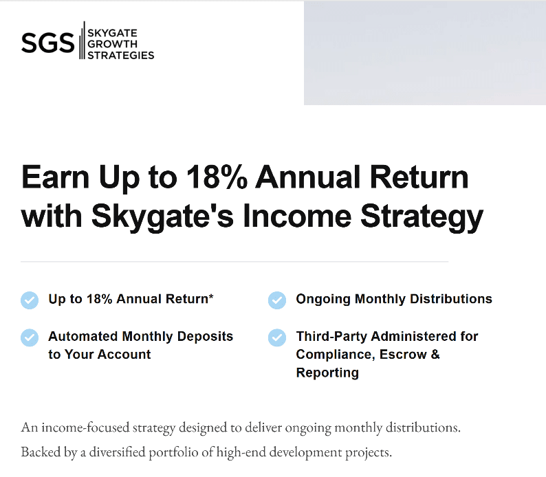 Skygate Growth Strategies Instagram Investment Ad