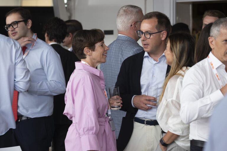Attendees Networking At The 2026 Sohn Monaco Conference