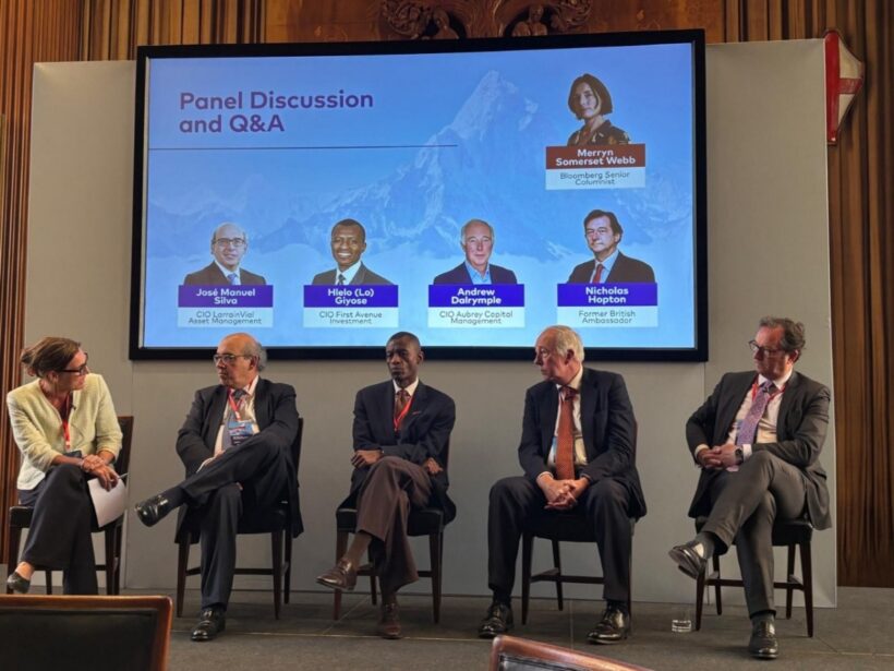 Merryn Somerset Webb, Jose Manuel Silva, Hlelo (Lo) Giyose, Andrew Dalrymple, and Nicholas Hopton