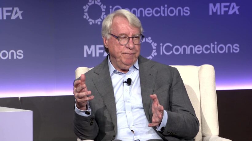 Jim Chanos speaking at Global Alts New York 2026 conference about SpaceX IPO valuation concerns