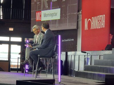 Jon Gray, Blackstone President and COO, speaking at the 2026 Morningstar Investment Conference