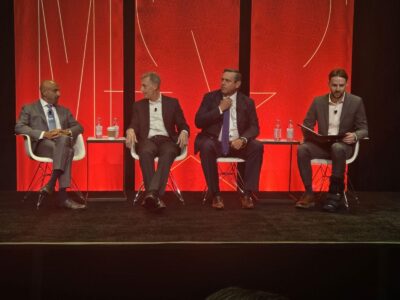 Investment grade credit spread trends chart from 2026 Morningstar Investment Conference panel discussion