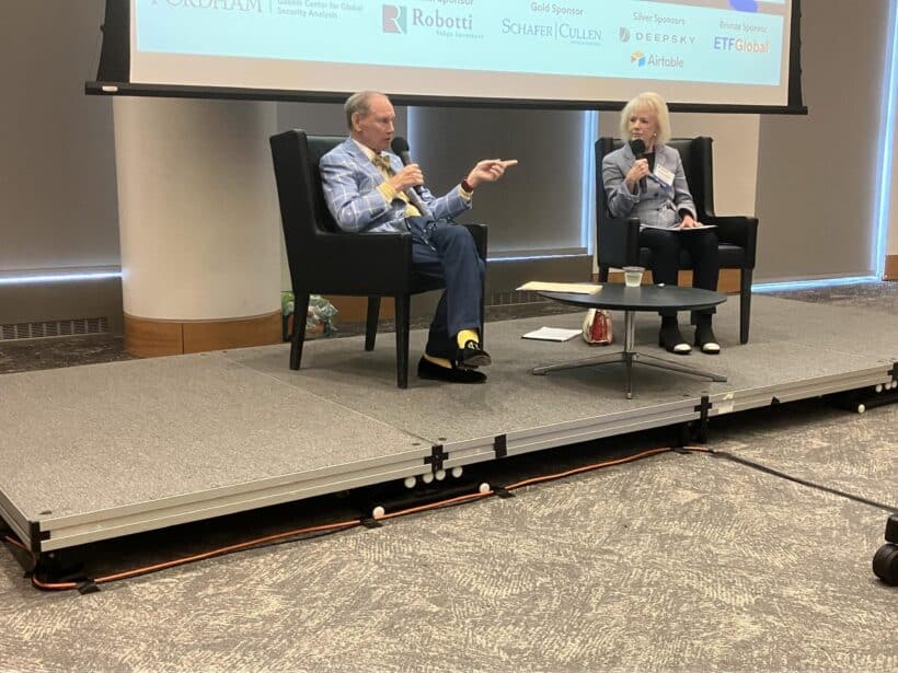 Chuck Royce speaking at the 2026 Ben Graham Conference hosted by CFA Society New York