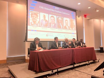 Panel of institutional allocators discussing investment strategies at the 2026 Ben Graham Conference