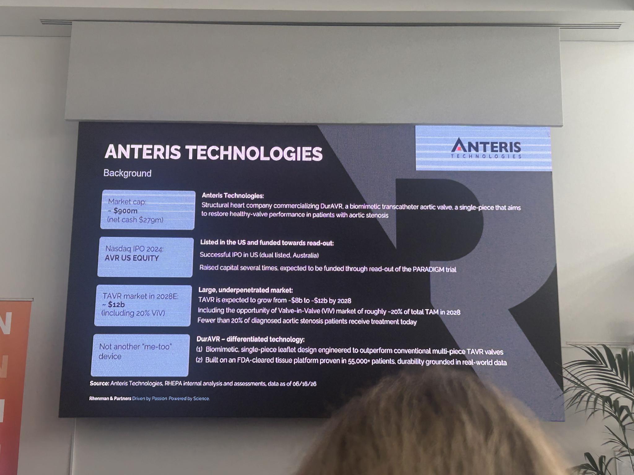 Chart Showing Anteris Technologies Duravr Transcatheter Aortic Valve Design And Structure