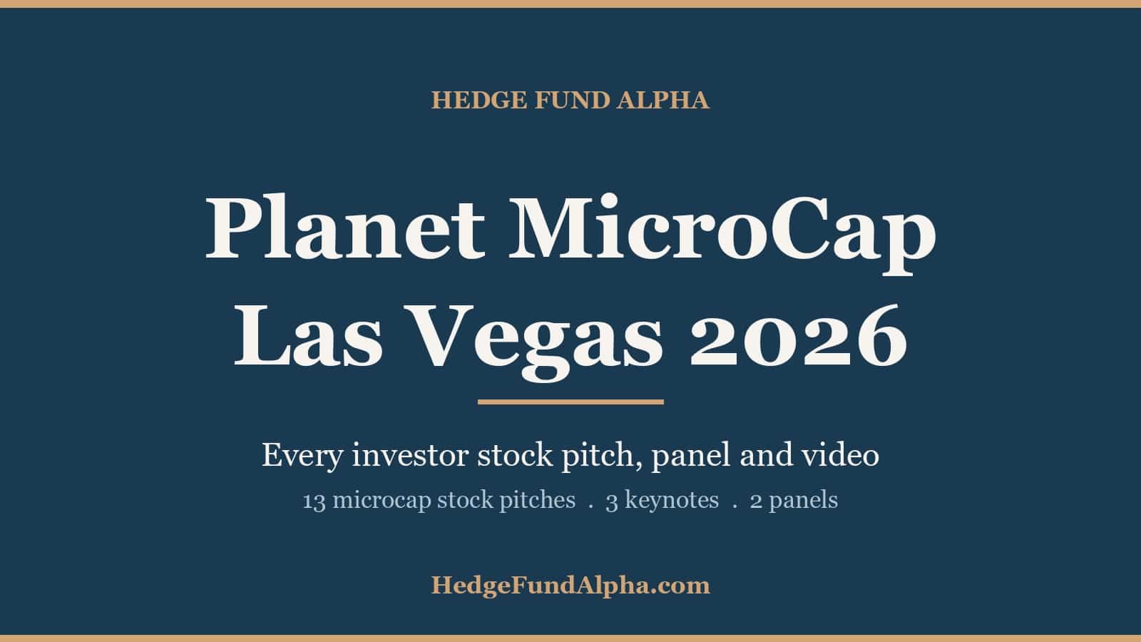 Planet Microcap Las Vegas 2026 Hedge Fund Alpha