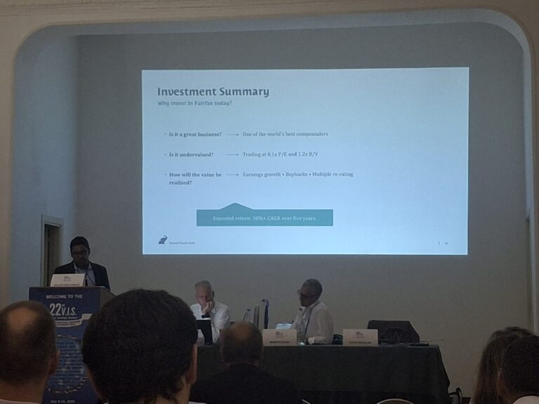 Aakash Vanchi Nath Of P&Amp;R Investment Management Presenting At The 2026 Value Investing Seminar