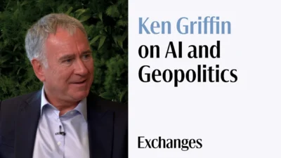 Ken Griffin on AI and geopolitics, Goldman Sachs Exchanges episode card